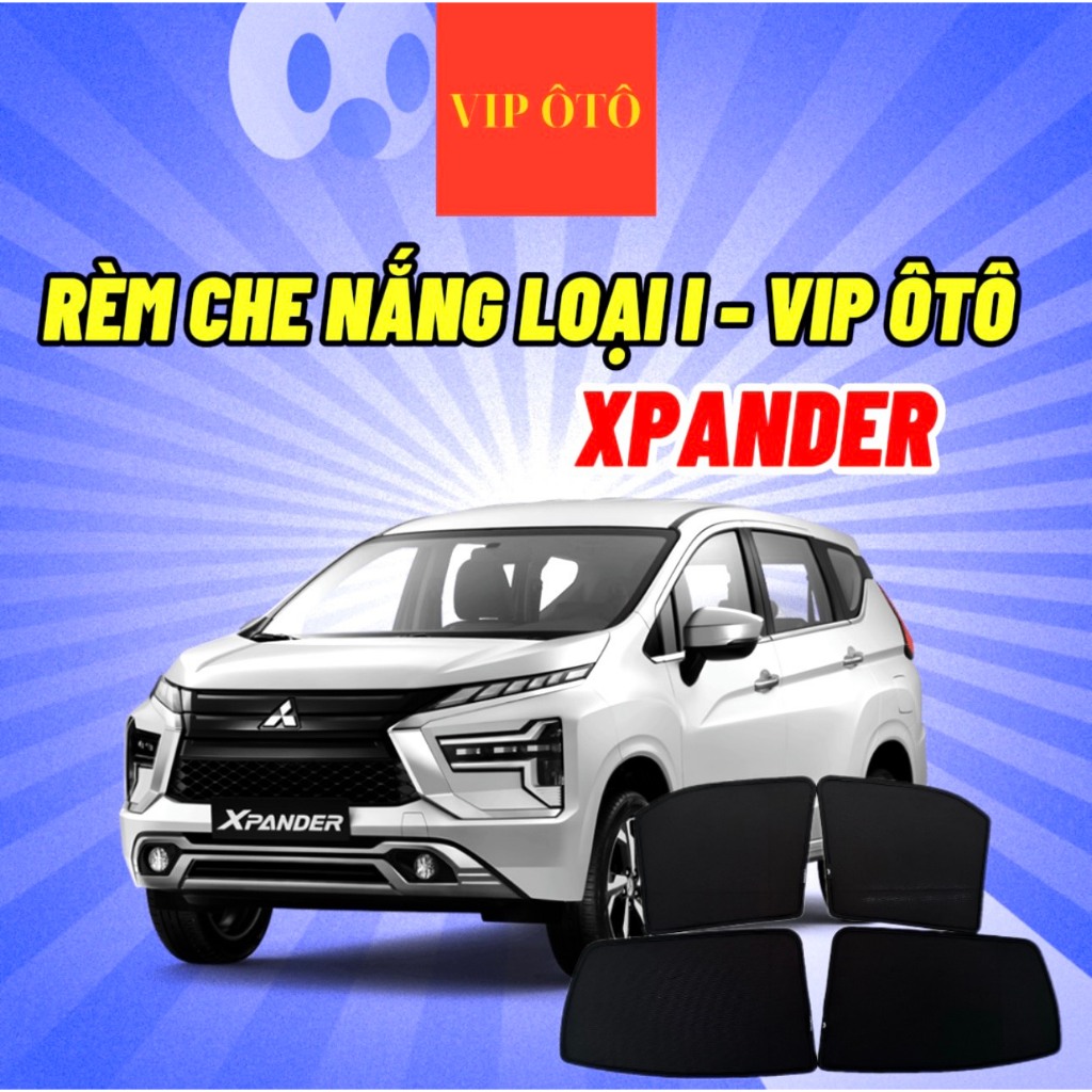Rèm che nắng XPANDER LOẠI I - VIP ÔTÔ - 4 TẤM HÚT NAM CHÂM | Shopee ...
