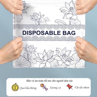 Túi Rác Dây Rút Có Quai Anrissen 45x50cm – Cuộn 110 Túi Siêu Dày, Chịu Nhiệt, Chống Côn Trùng