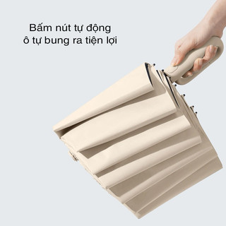 Ô Dù Che Mưa Nắng Tự Động Xếp Gọn Chống UV Có Tay Cầm Phiên Bản Cao Cấp Hot Trend 2024