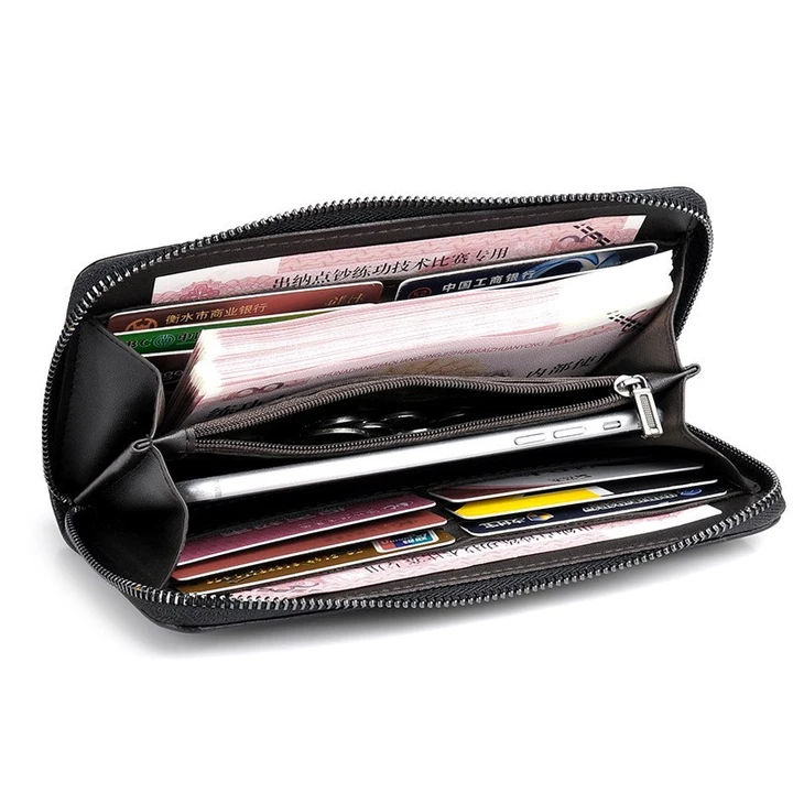 Women's Elegant Long Wallet – Multi-Pocket – 6