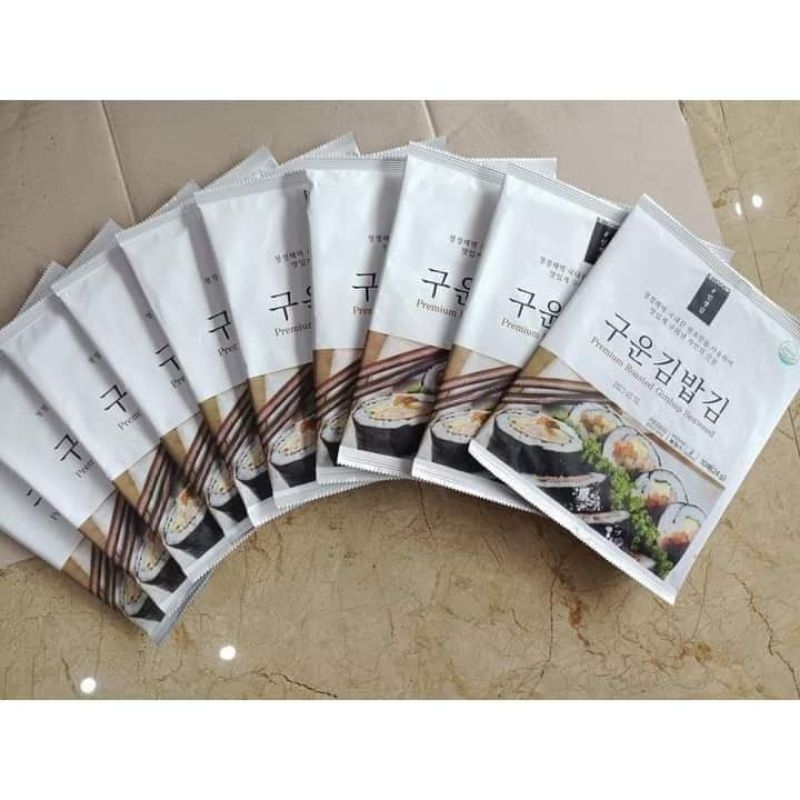 Rong biển cuộn cơm Hàn Quốc KWOOK 10 lá | Shopee Việt Nam