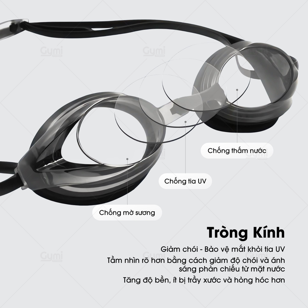 Kính Bơi Tráng Gương Aolikes 5030 Chống Nước, Chống Tia UV, Chống Sương Mù Cho Nam Và Nữ - AL5030