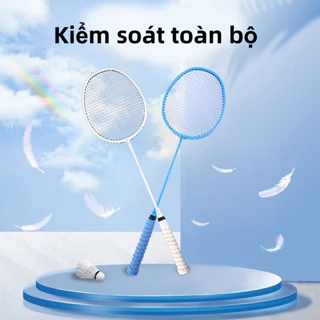 (Mua 1 tặng 3)，Vợt cầu lông siêu nhẹ cacbon, một, một cặp, nhiều màu sắc.