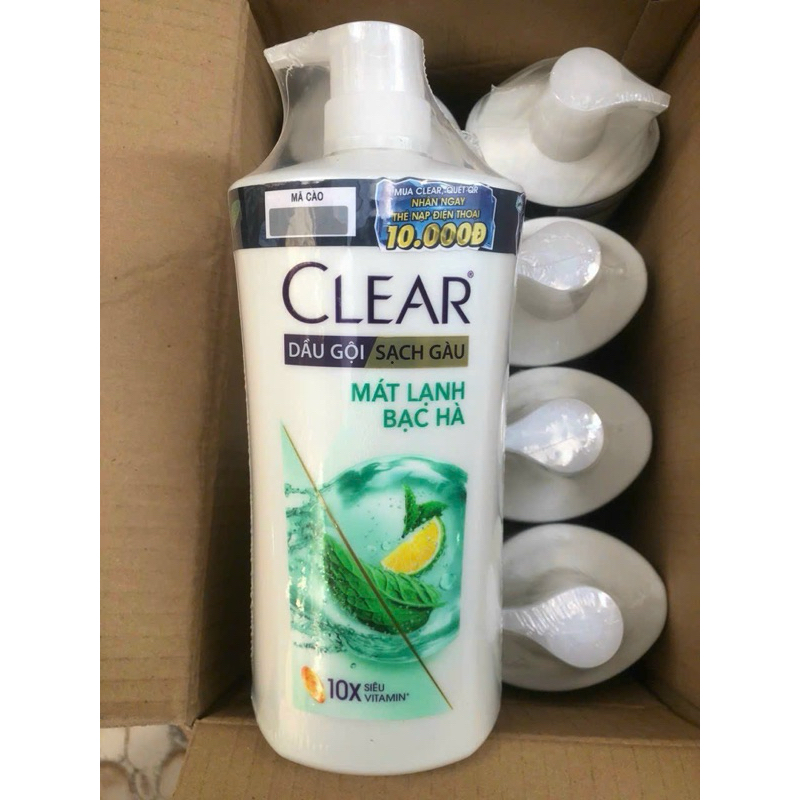 ( giá sỉ ) Dầu Gội Đầu Clear Bạc Hà Túi 630g/ chai 630gr