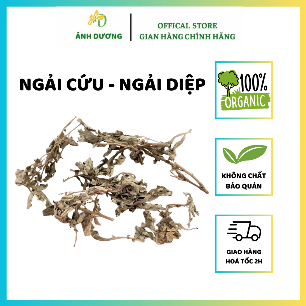 500GR Ngải Cứu, Ngải Diệp Khô, Sạch, Đẹp Hàng Loại 1
