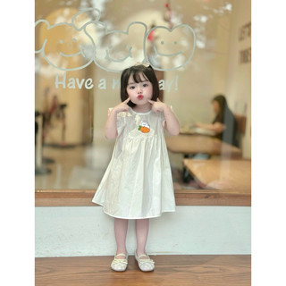 Váy Bé Gái , Đầm Bé Gái Cánh Tiên Thêu Xinh Xắn cho bé 8-25kg 1-6 tuổi N0129 BUNNY