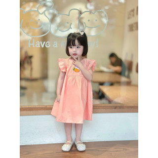 Váy Bé Gái , Đầm Bé Gái Cánh Tiên Thêu Xinh Xắn cho bé 8-25kg 1-6 tuổi N0129 BUNNY