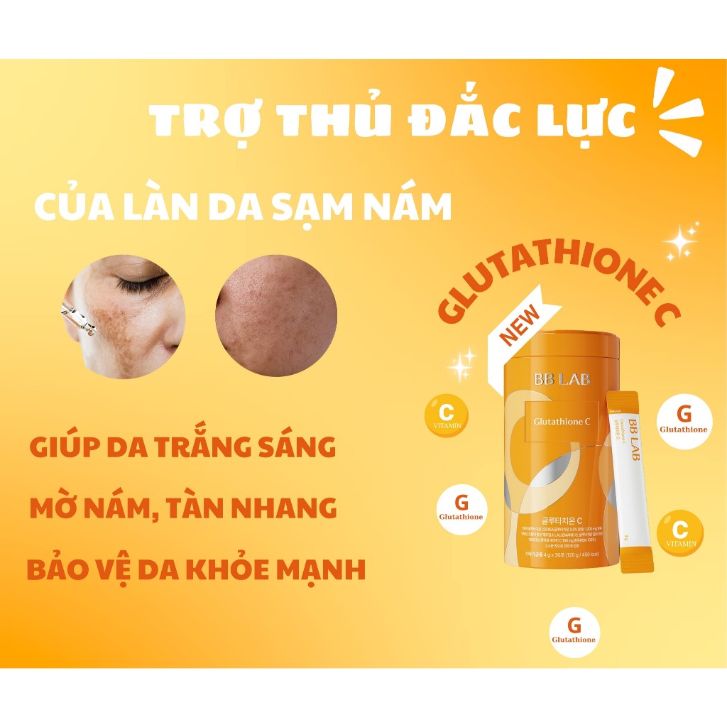 Bt ung BB LAB Glutathione 1200mg v Vitamin C 110mg Lm Trng Da, M Nm,  Gim Thm Mn Hp /30 Gi | Shopee Vit Nam