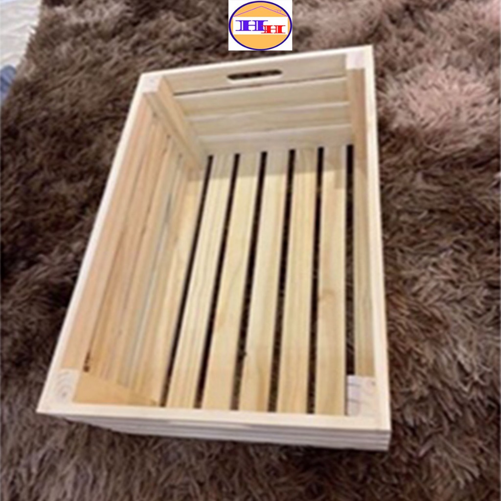 Hộp Gỗ Pallet Decor Trang Trí Nhiều Kích Thước,Thùng Gỗ Đựng Đồ Đa Năng Bằng Gỗ Thông Mới | BigBuy360 - bigbuy360.vn