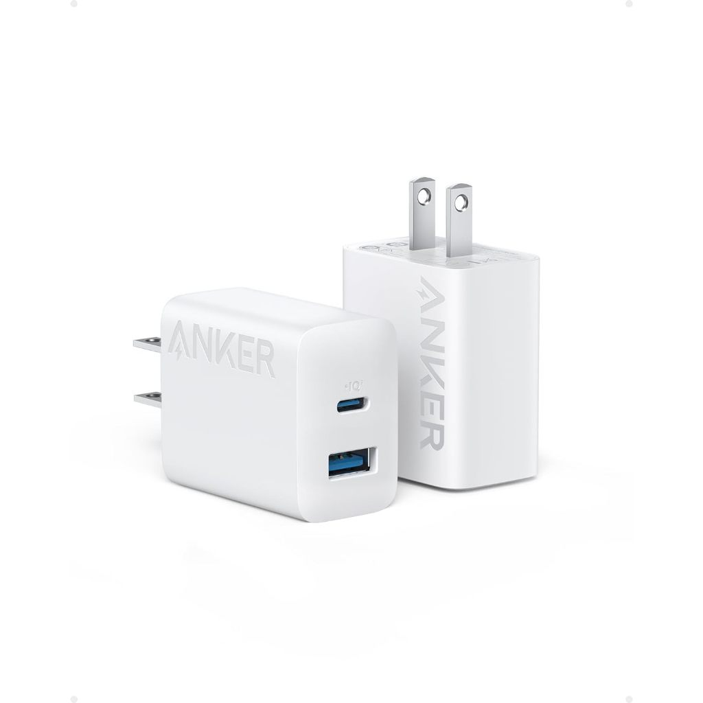 Ảnh Bộ Sạc Anker Công Suất 20W 2 Cổng- 1 Cổng USB & 1 Cổng USB-C Kèm Cáp USB-C to USB-C 1.5M - B2348 2