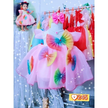 Đầm bé gái, Váy công chúa cho bé gái, áo đầm cho bé đầy tháng, thôi nôi, dự tiệc, đi chơi lễ tết, váy cho bé