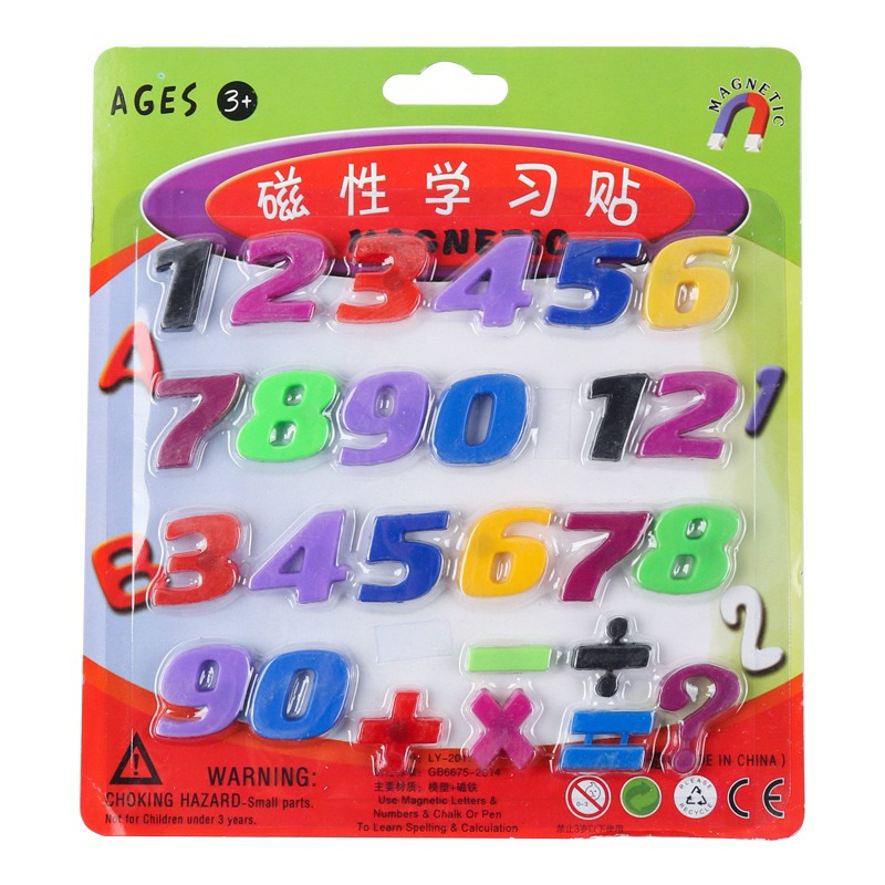 Bộ chữ số nam châm trẻ em đồ chơi giáo dục bảng chữ số cho bé (Giá xả kho)