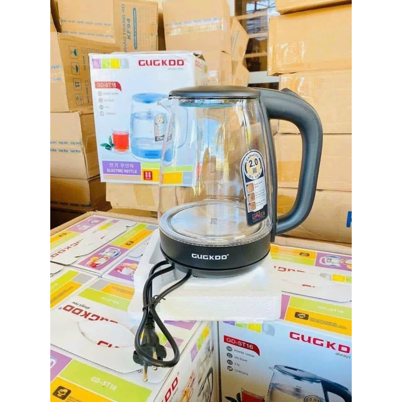 Ấm siêu tốc Cukoo thuỷ tinh