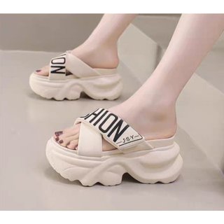 DÉP BM QUAI CHÉO IN CHỮ FASHION HÀNG QC CAO CẤP LOẠI I jcsg1 JHSJ