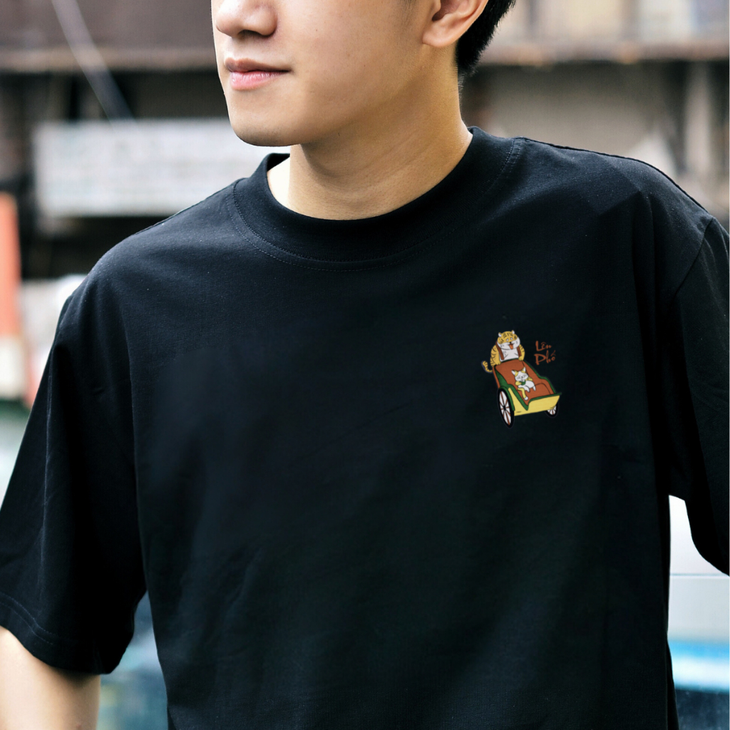 Áo thun Oversize unisex nam nữ Goodore BST Đông Hồ Street mẫu Lên Phố mini chất liệu cotton 230gsm thoáng mát năng động