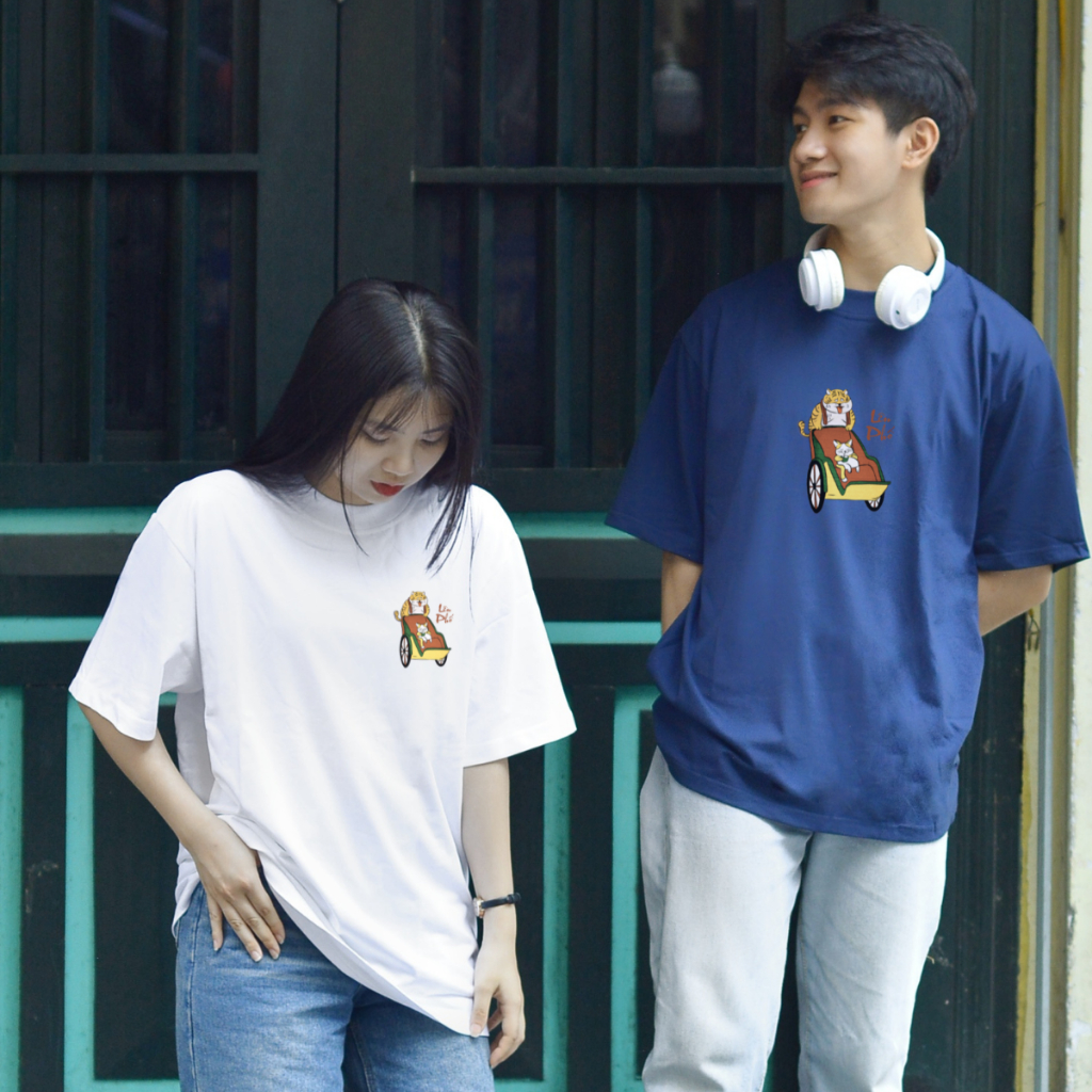 Áo thun Oversize unisex nam nữ Goodore BST Đông Hồ Street mẫu Lên Phố mini chất liệu cotton 230gsm thoáng mát năng động