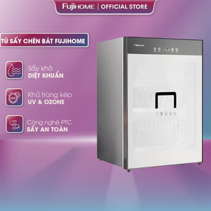 Máy sấy bát đũa khử khuẩn tia UV ozone Fujihome, tủ sấy chén đĩa bình sữa 75 độ máy tiệt trùng sấy khô đa năng