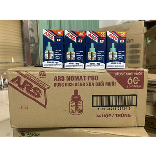 Thùng Dung Dịch Xua Đuổi Muỗi ARS Nomat P60 (24 Hộp) – Giải Pháp Hiệu Quả, Tiết Kiệm Từ Nhật Bản