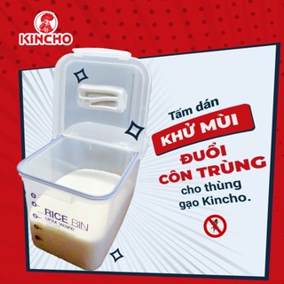 Tấm Dán Khử Mùi, Đuổi Côn Trùng, Chống Mối Mọt Trong Thùng Gạo Kincho (1 Chiếc)