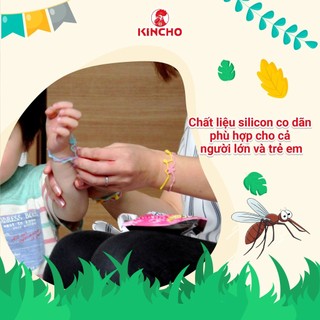 Vòng Đeo Chống Muỗi, Đuổi Côn Trùng Hương Trái Cây Kincho Nhật Bản (30 Chiếc/Túi)