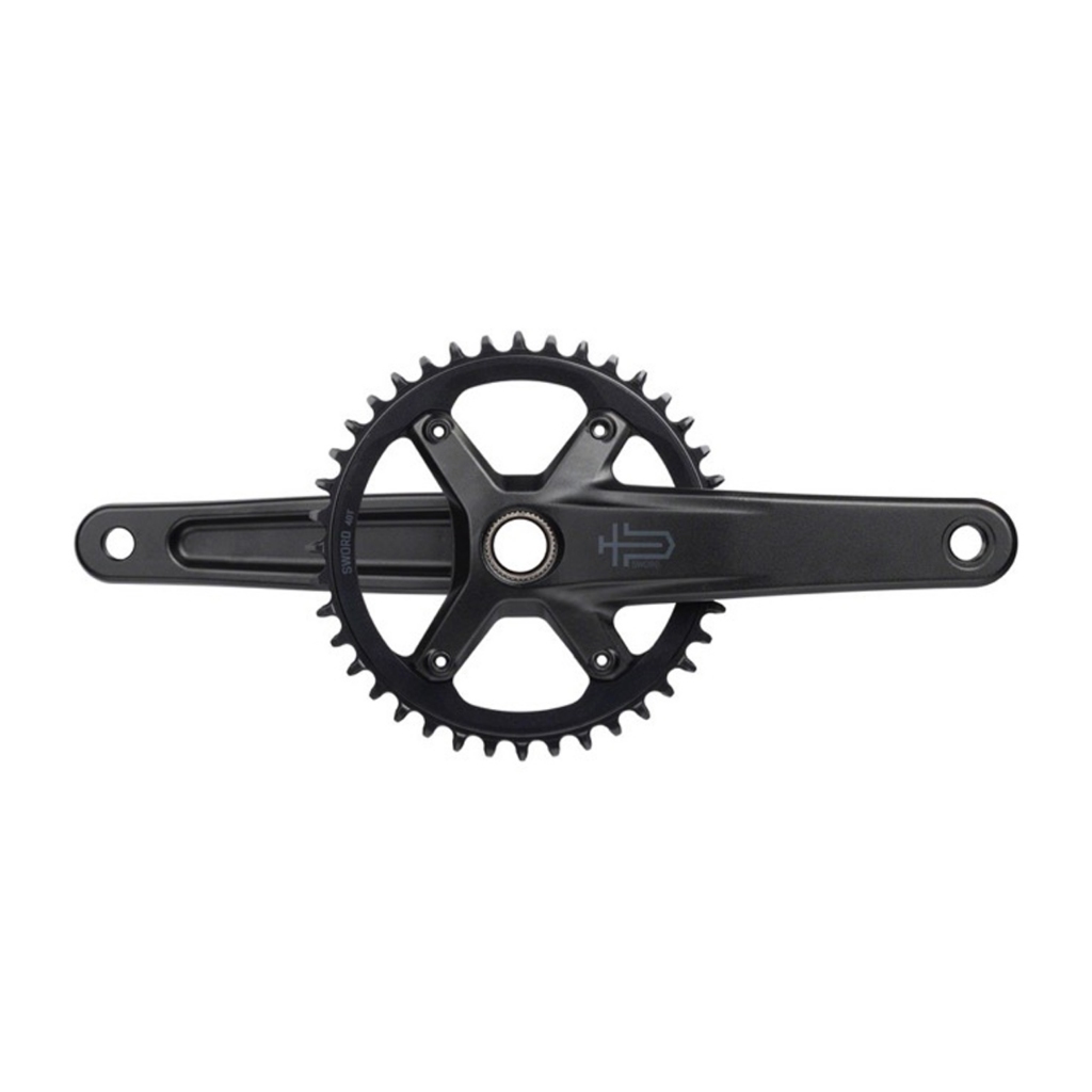 microSHIFT Sword 2x Crankset - 172.5mm 10-Speed 46/29t main image 1