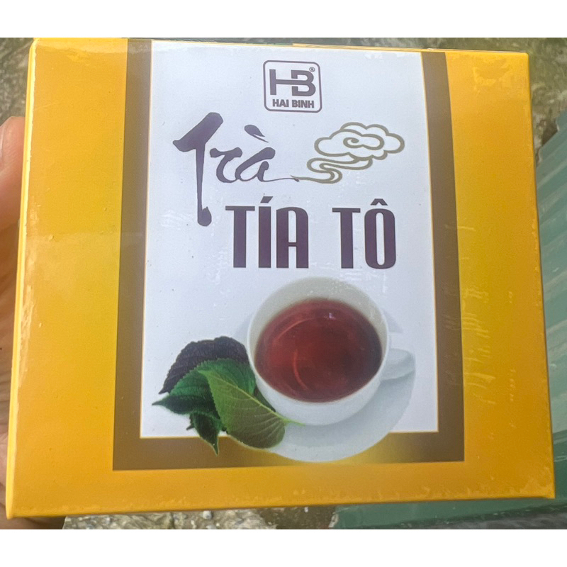 Trà tía tô 50g chia từng ấm hàng VN chất lượng cao