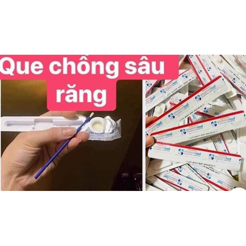 Que Bôi Chống Sâu Răng VECNI FLOUR Quét Một Lần Chống Sâu Răng 6 Tháng