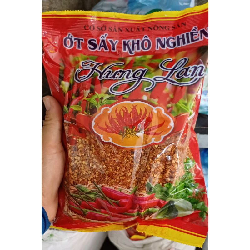 ( 500 gr) Ớt bột sấy khô nguyên chất Hưng Lan