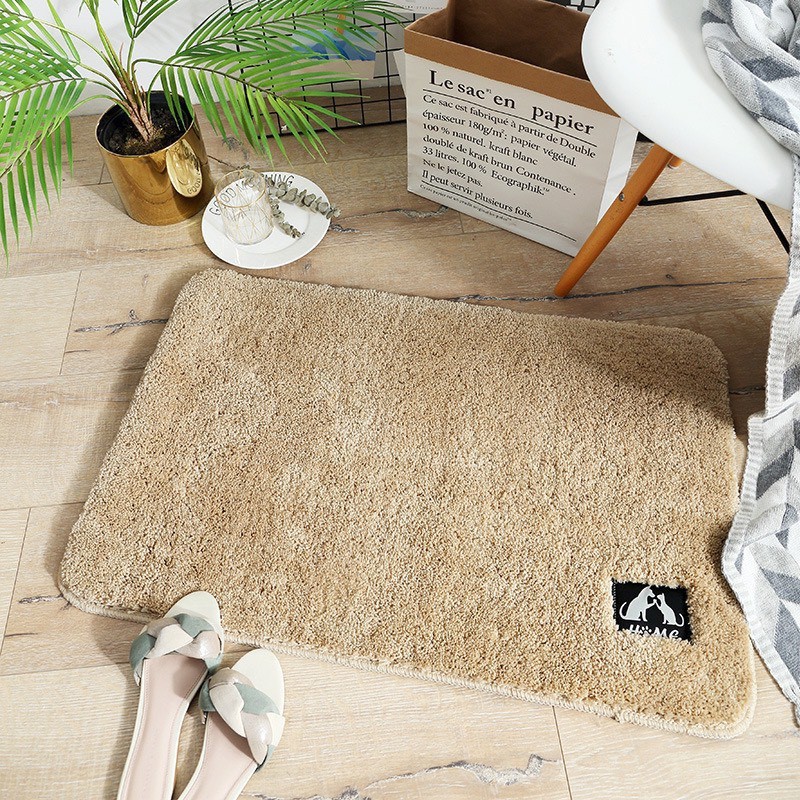 Freeship Thảm lau chân siêu thấm hút kích thước 40*60cm Thảm trải sàn lau chân hút nước tốt