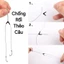 Set 50 Cái Chống Xoắn Rối Thẻo Câu, Chia Đôi Thẻo, Thẻo Đôi