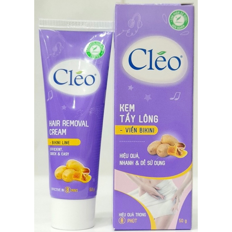 Kem Tẩy Lông Cho Da Nhạy Cảm Cleo Avocado Hair Removal Cream Sensitive Skin 50g/90g