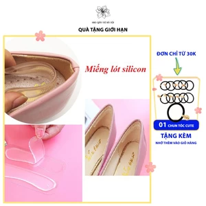 2 Miếng Lót Gót Giày Nữ Silicon Chống Nhấc Gót Giầy, Đau Chân - Giá Sỉ