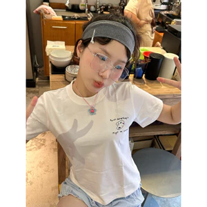 Áo Thun Nữ Baby Tee “ Painting “ - Kraken Drk cotton 2 chiều .
