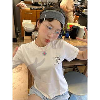 Áo Thun Nữ Baby Tee “ Painting “ - Kraken Drk cotton 2 chiều .