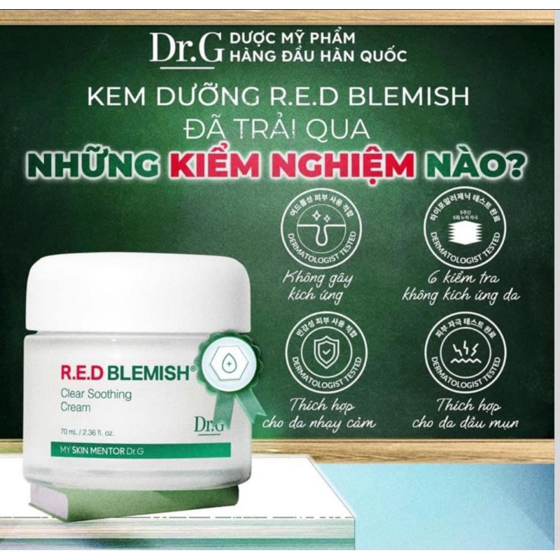 KEM DƯỠNG DRG RED BLEMISH SOOTHING CREAM 30ML