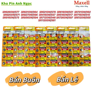 Pin Đồng Hồ Đeo Tay Maxell SR626 – Sự Lựa Chọn Hoàn Hảo Cho Đồng Hồ Của Bạn