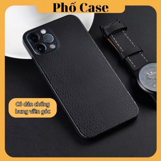 Miếng dán skin vân da iPhone 16Promax 15Promax 14Promax 13Promax 13Pro 13 12Promax 12Pro 12 11Promax 11Pro 11 Xsmax Xs