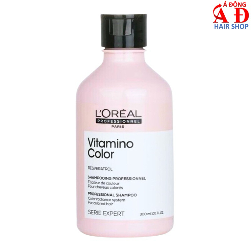 Dầu hấp ủ giữ màu tóc nhuộm L'oreal Série Expert Vitamino Color (hồng nhạt) 250ml