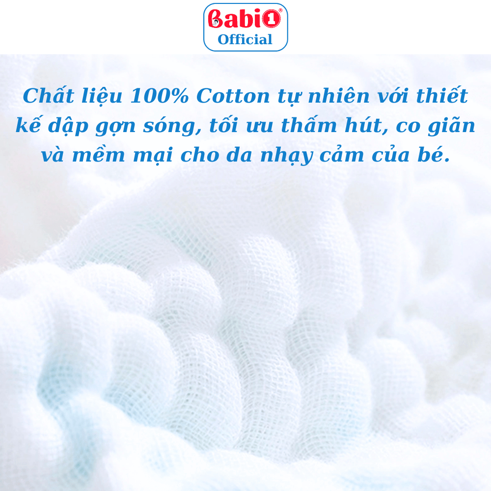 Khăn Tắm Chăn 6 Lớp Babi 1 Xô Muslin Xuất Nhật Cho Bé Size Lớn