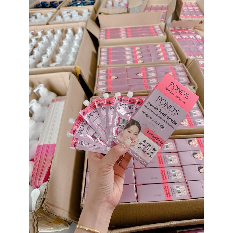 1 HỘP 6 GÓI KEM POND’ S THÁI LAN 7g | Shopee Việt Nam