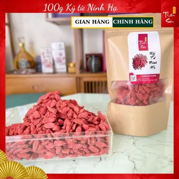 Kỷ tử Ninh Hạ, Kỷ tử đỏ sấy khô, Kỷ tử hữu cơ loại siêu VIP to 100g