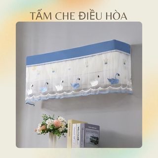 Tấm Rèm Bọc Điều Hòa Chống Bụi Bẩn Dễ Dàng Tháo Lắp Dành Cho Mọi Gia Đình, Hình Thiên Nga Dễ Thương - AB