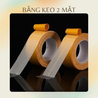 Băng keo 2 mặt dạng lưới đa năng siêu chắc chắn, không để lại keo khi bóc, cố định dùng trong gia đình - AB