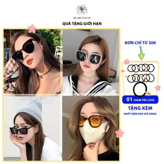 XẢ HÀNG - Kính đen, râm, đi biển thời trang chống nắng KI04