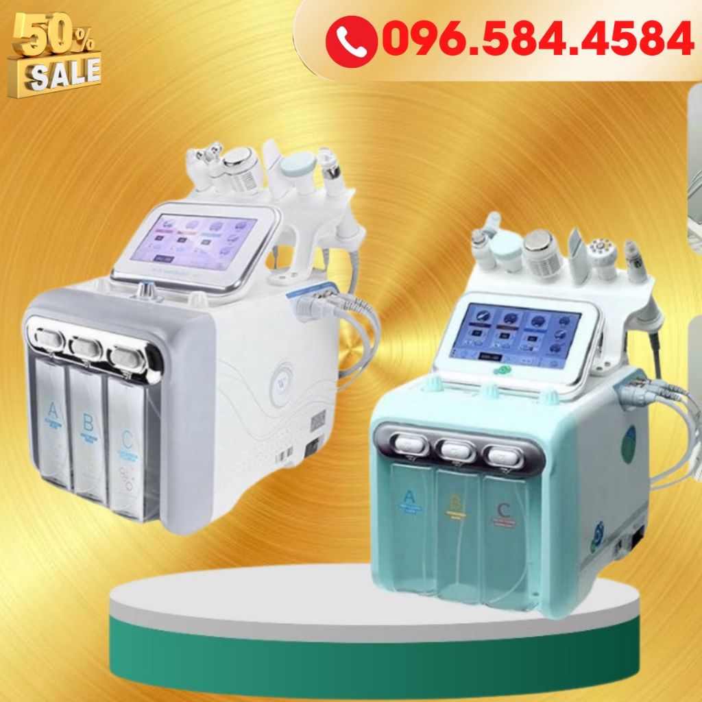 Máy Aqua H2O2 6 in1 máy đa chức năng kèm kệ đỡ | dùng trong chăm sóc da ...