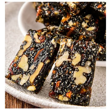 [ Cực ngon] Combo 500g Bánh óc chó mè đen táo đỏ/Bánh Mè Đen Dinh Dưỡng Siêu Hạt Mè Đen, Táo Đỏ, Óc Chó, Kỷ Tử siêu ngon