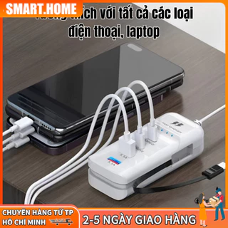 【????Free ship????】Củ Sạc Nhanh 66W Đa Năng 5 Trong 1 Ngắt Tự Động,Bảo Vệ Thiết Bị,Sạc 5 Thiết Sử Dụng Cho Các Dòng Điện Thoại