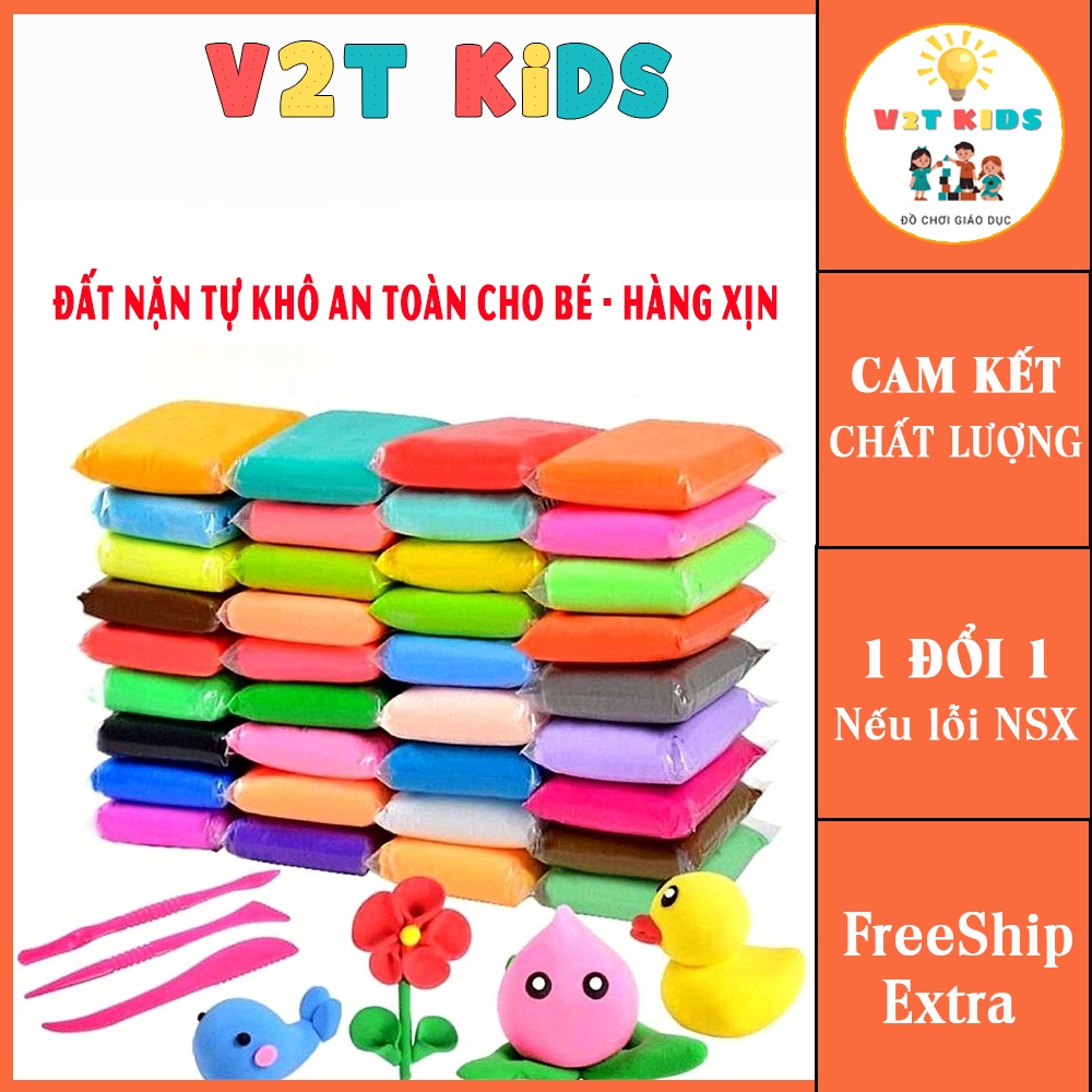 Đất nặn tự khô nhiều màu