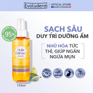 Dầu Tẩy Trang Tinh Dầu Hạnh Nhân Evoluderm Làm Sạch Sâu, Dưỡng Ẩm, Chống Lão Hóa Almond Cleansing Oil 150g