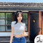 Áo croptop ngắn tay cổ tròn trơn vải cotton cao cấp Duy Linh áo thun nữ ôm body tôn dáng DL38A